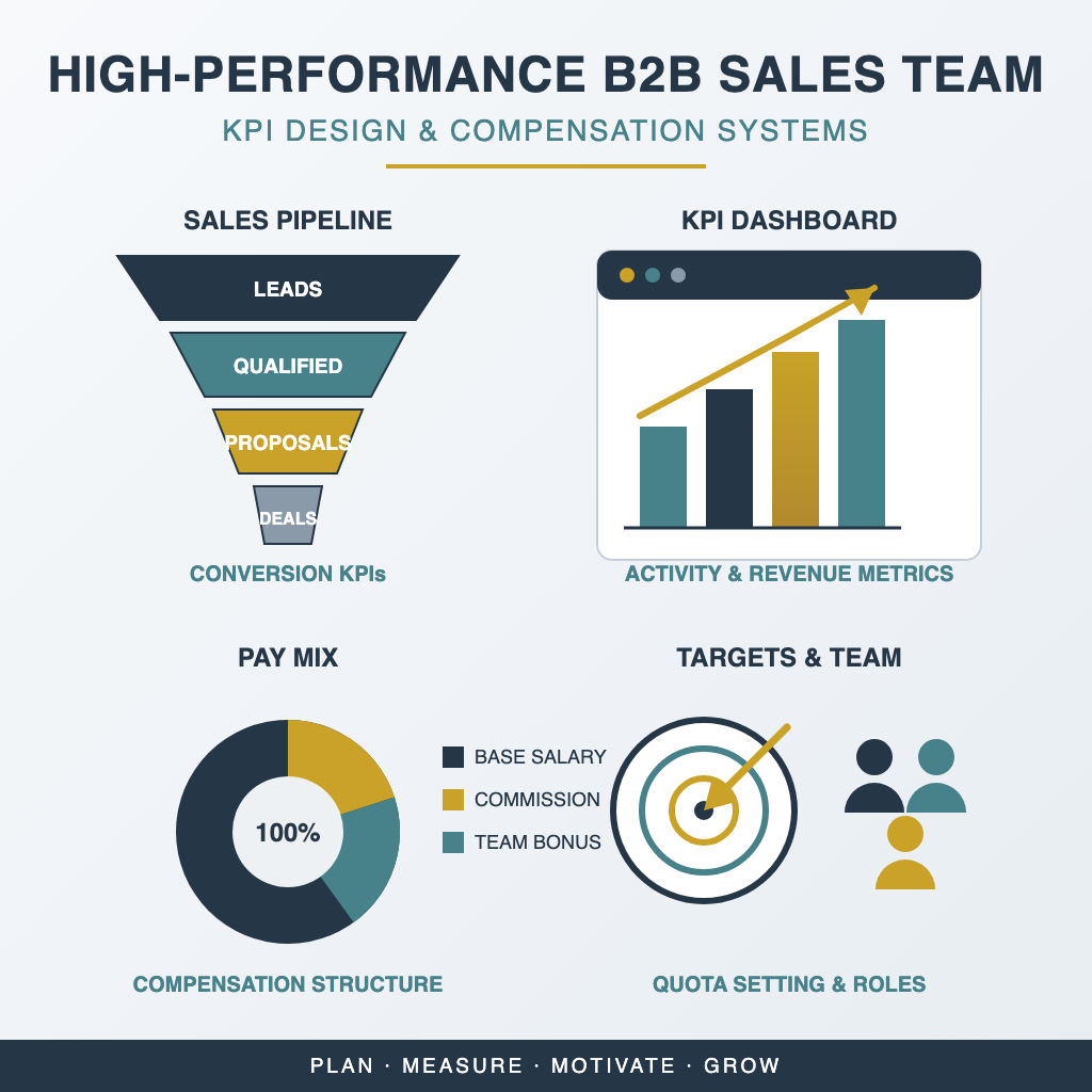 B2B Sales Team KPI and Compensation